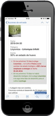 Alertas móviles FuturCrop