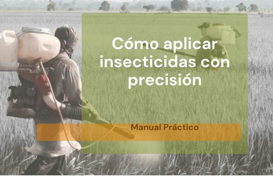 aplicación de insecticidas. tips y recursos