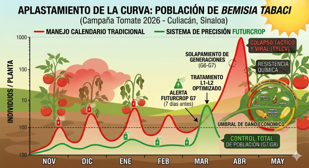 comparativa de resultados entre tratamiento por calendario vs. por precision