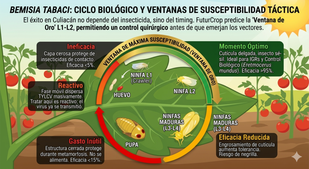 Contro Bemisia tabaci en momentos de alta virosis