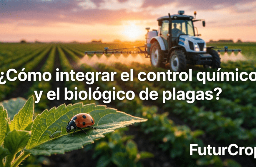 como integrar control químico y biológico de plagas
