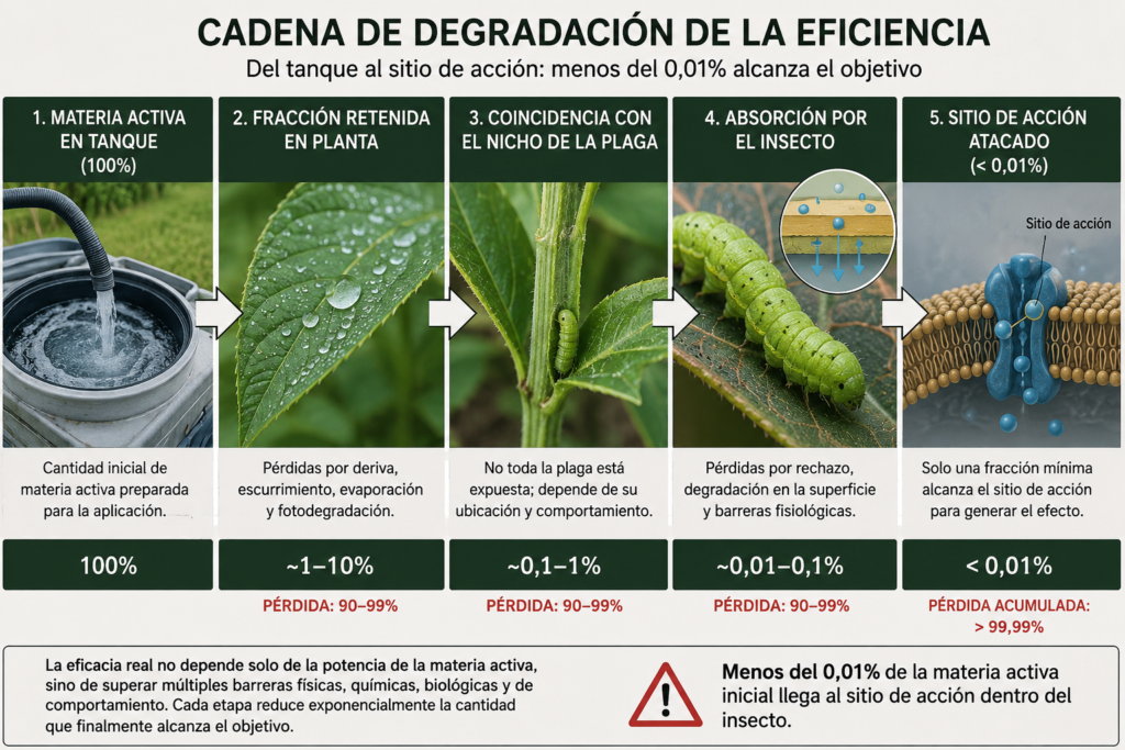 infografía perdida de eficacia de pesticidas EPA