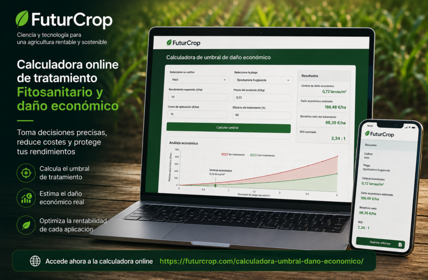 Calculadora online gratuita de tratamiento Fitosatinario y daño económico