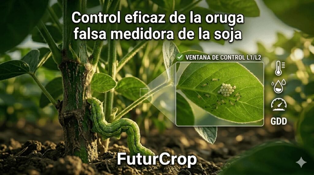 Control eficaz de oruga falsa medidora