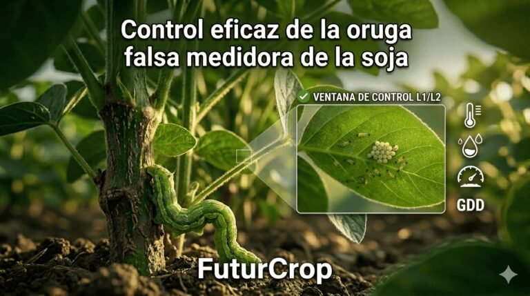 Control eficaz de oruga falsa medidora